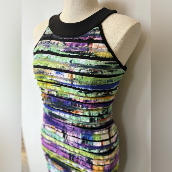 Joseph Ribkoff Multi Colour Dress Size 10 - Picture 4 of 4